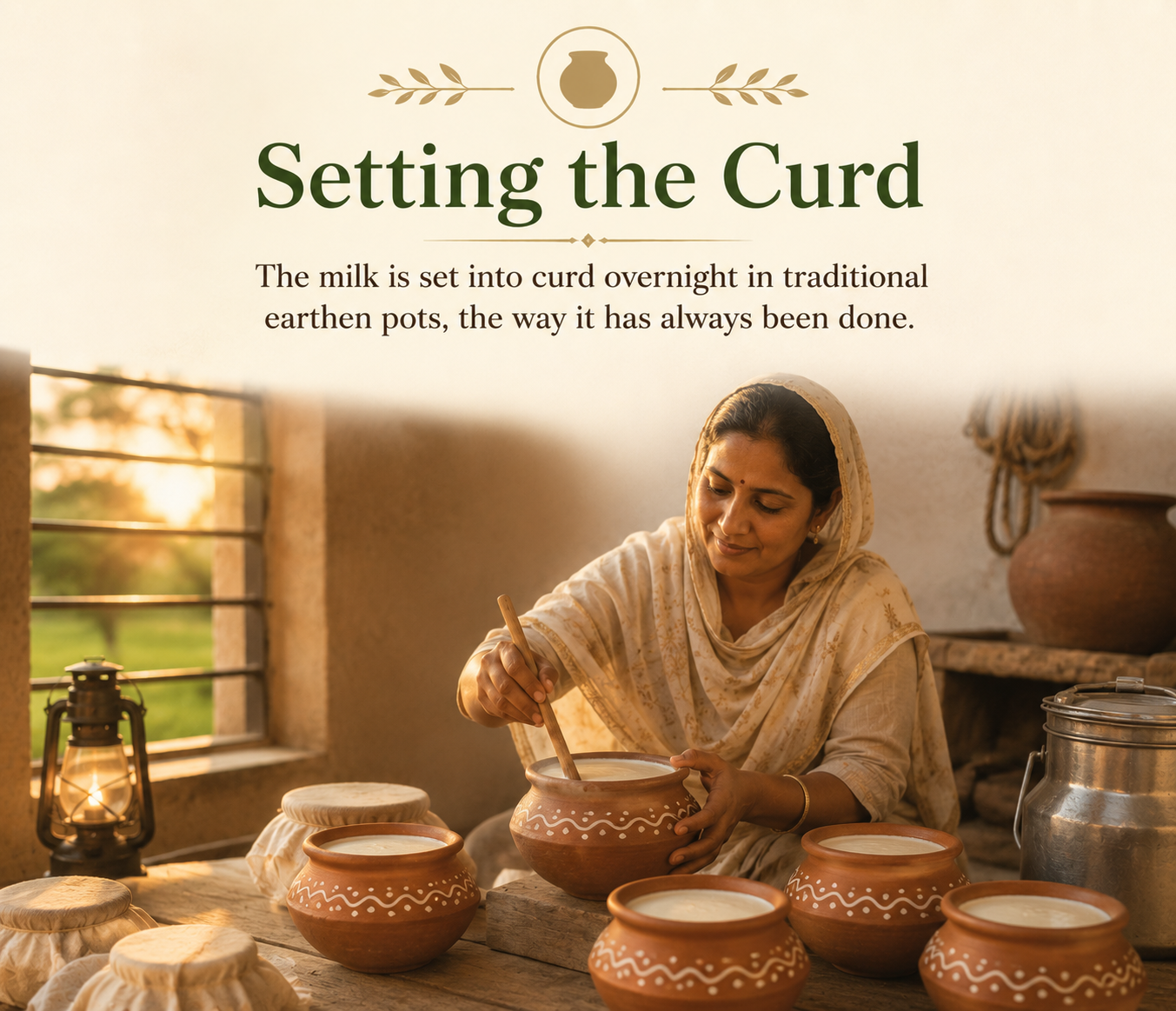 Curd setting — placeholder image